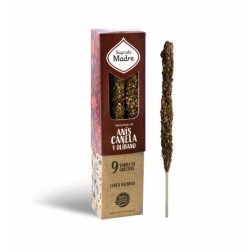 Incienso Sahumerio Sagrada Madre - Anís, Canela y Incienso Olibano 9 varillas gruesas