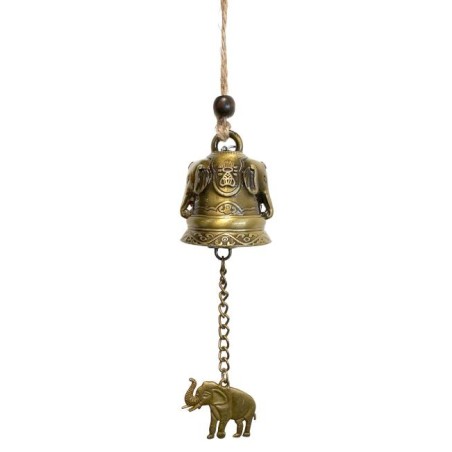 Windgong Geluk Olifant/Vis 24cm