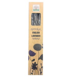 Incenso Naturale Inglese alla Lavanda Namaste India Masala Naturale - 1 confezione di incenso biologico 30gr.