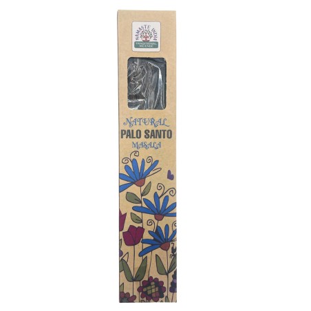 Palo Santo Natural Namaste India Natural Masala Räucherstäbchen - 1 Packung Bio Weihrauch 30gr.