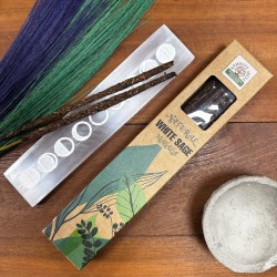Natural Incense White Sage Namaste India Natural Masala - 1 pack of organic incense 30gr.