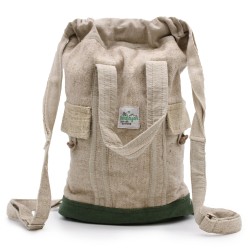 Mochila para portátil - Cânhamo e Algodão -...