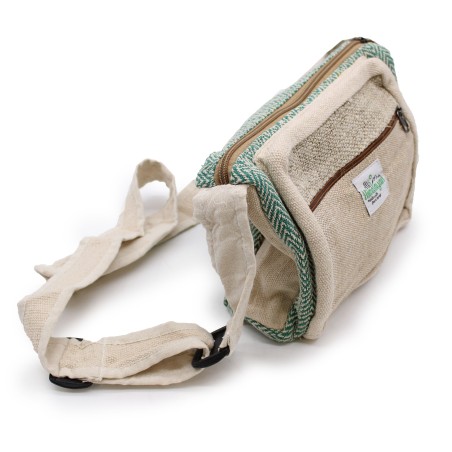Bolsa de Mensajero - Cáñamo y Algodón - 25x20x6cm
