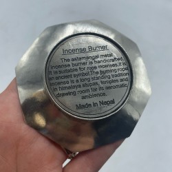 Set de Incienso de Cuerda y Soporte Plateado - Astamangal