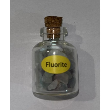 FLUORITE (Flourite) bouteille 7.5gr env.