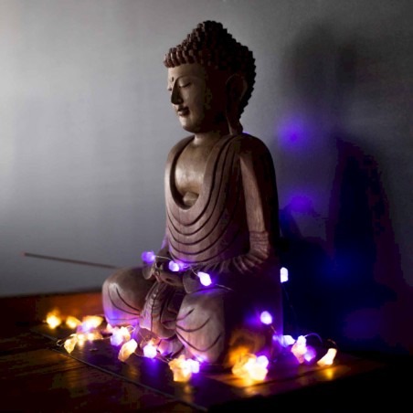 Luces Encantadas con Piedras Preciosas - Rocas Mixtas - USB - Piedras con luz