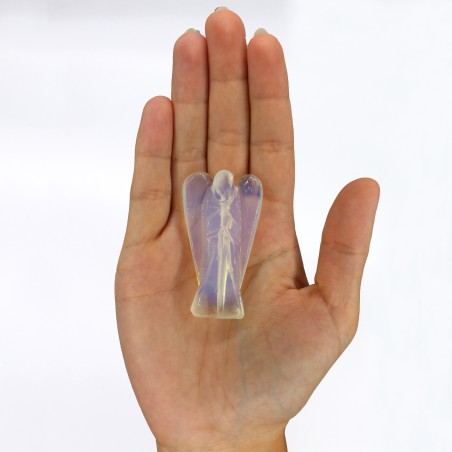 Angel de Piedras Preciosas Tallado a mano - Opalita - 8cm