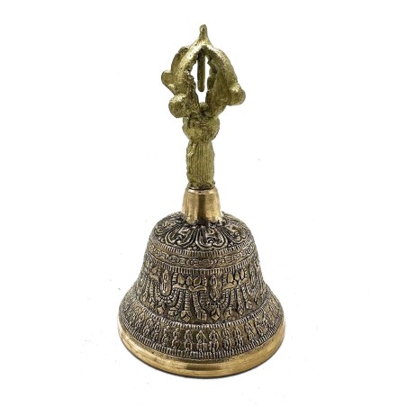 Grande cloche tibétaine Tingsha - 8x15cm