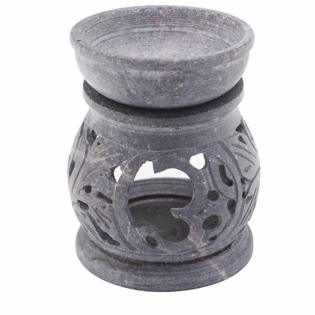 Queimador de Óleo em Pedra Sabão Pequeno 8cm - Om
