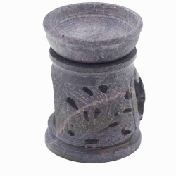 Kleiner Speckstein-Ölbrenner 8cm - Om