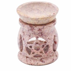 Kleiner Speckstein-Ölbrenner 8 cm - Drei Monde...