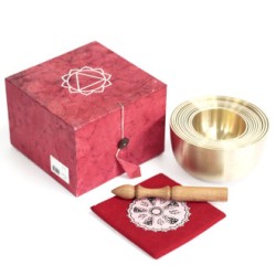 Set van 10 Chakra metalen kommen - Tibetaans -...