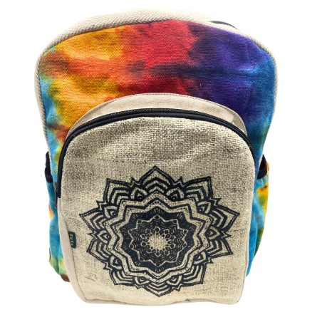 Tiedye Large Hemp Backpack - Mandala