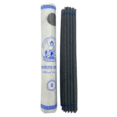 Incienso Tibetano Premium - Buda de la Medicina - 30 barritas - Producto de Nepal