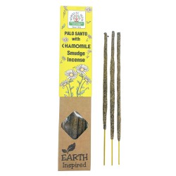Naturalne kadzidło Palo Santo i Rumianek NAMASTE INDIA inspirowane ziemią - 25gr pudełko kadzideł organicznych