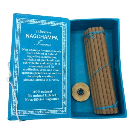 Himalayan Sughandit Dhoop Räucherstäbchen Kit - Nag Champa - Entspannend - 100% natürlich - 30 Räucherstäbchen