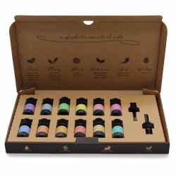 Aromatherapie-Set mit ätherischen Ölen -...