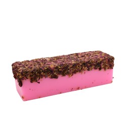 Barra de Jabón Artesana - Rosa y Pétalos - Hecho a mano - 1.3kg