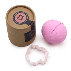 Bomba de Baño con Pulsera de Gemas - Bergamota...