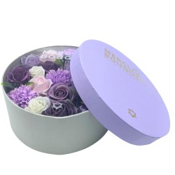 Round Box - Lavender Rose and Carnation - Soap...