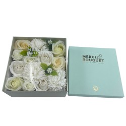 Quadratische Box - Hochzeitssegen - Weiß und...