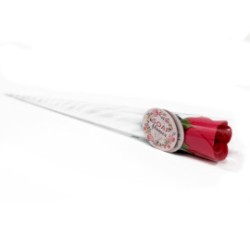 Floare de Sapun - Trandafir Rosu Mic - 30x3cm -...