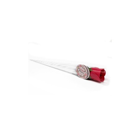 Flor de Jabón - Rosa Roja Pequeña - 30x3cm - 1 unidad