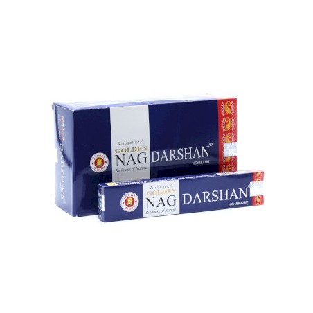 Incenso Golden Nag - Incenso Darshan - scatola da 15gr.