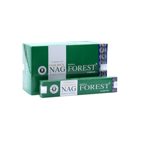 Golden Nag Incense - Forest Incense - Box 15gr.
