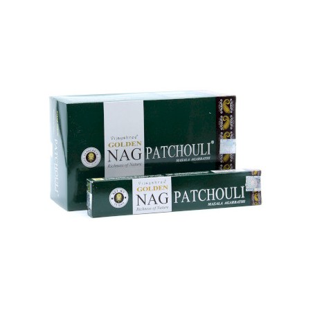 Golden Nag Incense - Pathouli Incense - 15gr box.
