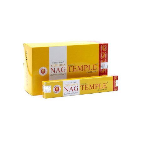 Incenso Golden Nag - Incenso Templo - caixa 15gr.