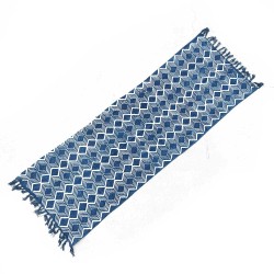 Alfombra Indigo Hecha a Mano - 170x60cm -...
