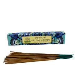 Incienso Namaste Mandala Masala - Pachulí y Nag Champa - Tradicional de India Agarbathi - Hecho a Mano
