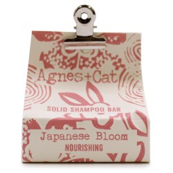 Champú Sólido - Flor Japonesa - Agnes+Cat - Sin SLS ni SLES - Sin Parabenos - Vegano - Rejuvenecedor