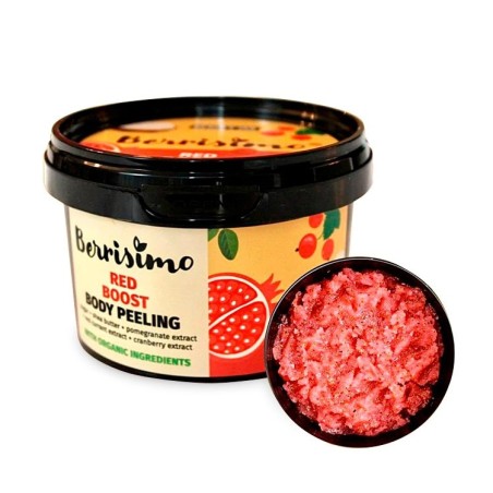 PEELING CORPORAL - ROMÃ, mirtilos e groselhas - BERRISIMO - SEM SLS - SEM SLES - SEM PARABENS - 300gr