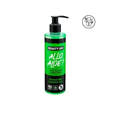 GEL DE DUCHA NATURAL HIDRATANTE - ALOE VERA Y CAFÉ VERDE - BEAUTY JAR - SIN SLS - SIN PARABENOS - ORGÁNICO 250ml