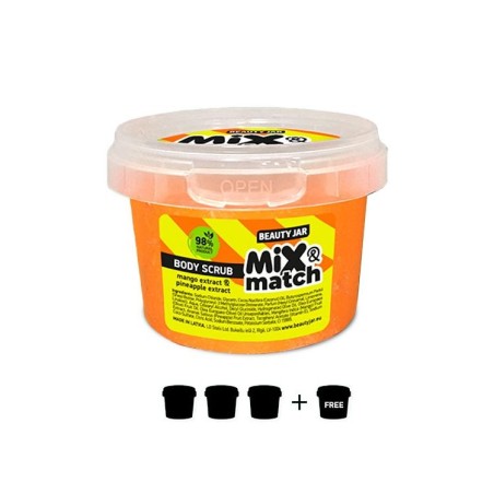 EXFOLIANTES MIX MATCH (PACK 3+1 GRATIS A) BEAUTY JAR - SIN SLS - SIN PARABENOS - NATURAL - ORGÁNICO
