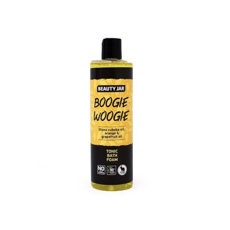 ESPUMA DE BAÑO TONIFICANTE BOOGIE WOOGIE - NARANJA, TORONJA - BEAUTY JAR - SIN SLS - SIN PARABENOS - NATURAL ORGÁNICO 400ml