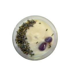 Vela Cera de Soja Lavanda - Artesana - NaturalDreams8 - Hecho a Mano - 270ml