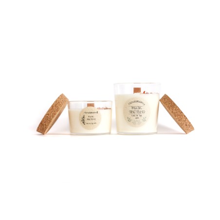 Lumânare din ceară de soia mosc tibetan - mosc tibetan - artizan - NaturalDreams8 - lucrat manual - 270 ml