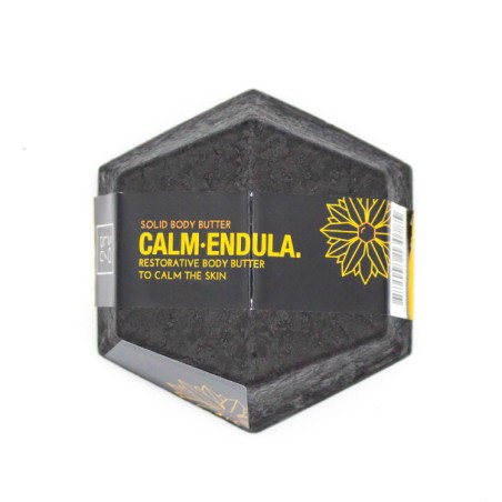 MANTECA CORPORAL SÓLIDA "CALM-ENDULA" - SOLIDU COSMETICS - FLOR CALÉNDULA, VITAMINA E Y ACEITE ALMENDRAS DULCES - 50gr