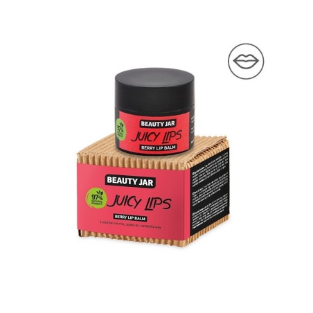 BERRY LIP BALM - FRÜCHTE UND ÖLE - SAFTIGE LIPPEN - BEAUTY JAR - NATÜRLICH - 15ml