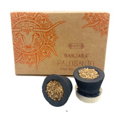 Tasses en résine d’encens Banjara - Palo Santo...