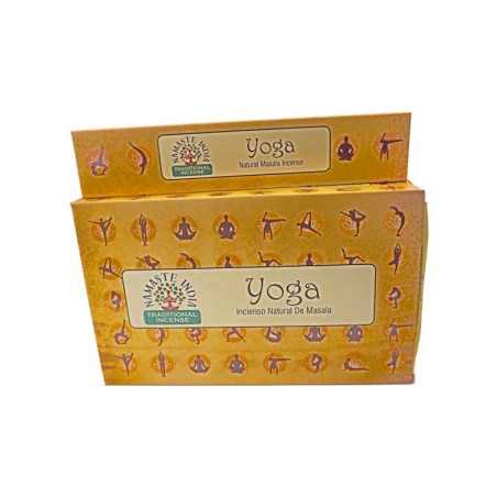 Incienso Namaste Masala Natural - Yoga - Tradicional de India Agarbathi - Hecho a Mano