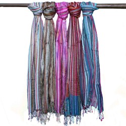Indian Bohemian Schals - 22x72cm - Random Blues...