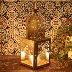 SUPPORT LUMANARE ORIENTAL MODENA GOLD M -...
