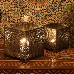 FEZ LANTERN ORIENTAL - SET 2 LUMANARE -...