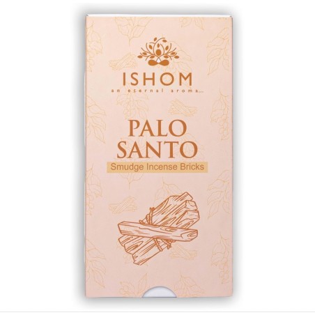Ladrillos de Incienso Natural y Quemadores - Palo Santo - Ishom - 1 cajetilla
