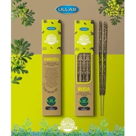 ウラス ルーのお香 - Arruda - ULLAS - 手作り - 25gr - インド製 - 100% 天然 - ULLASオーガニックお香