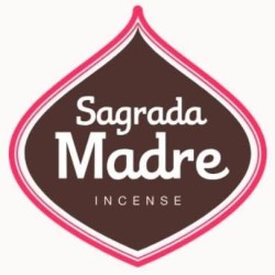 Porta inciensos - Porta conos de madera de Álamo - Porta Sahumerio Sagrada Madre - Color aleatorio - 1 unidad